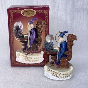 San Francisco Music Box Christmas Ornament CRYSTAL VISIONS MERLIN UNIVERSE